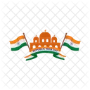 India Flag Independence Icon