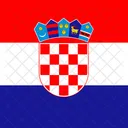 Republic Of Croatia Flag Country アイコン