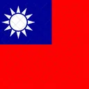 Republica Da China Taiwan Bandeira Pais Ícone