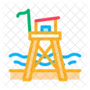 Rescue Beach Tower Icon