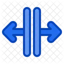 Resize Separate Maximize Expand Split Direction Arrow Icon