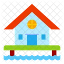 Resort Beach Hut Beach House Symbol