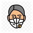 Respirator Mask Face Icon