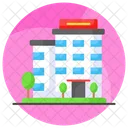 Restaurant Hotel Building Icon