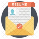 Resume Cv Curriculum Icon