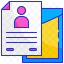 Resume Job Cv Icon