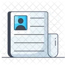 Profile Cv Resume Icon