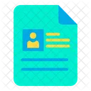 Cv Job Profile Icon