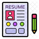 Profile Cv Resume Icon