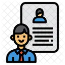 Resume Application Portfolio Icon