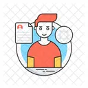 Resume Cv Biodata Icon