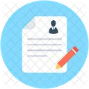 Resume Writing Editing Icon