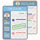 Resume Accepted Job Application Job Confirmation Icon