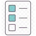 Resume List Checklist Icon