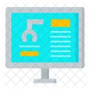 Information Data System Icon