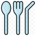 Reusable Utensils Cutlery Icon