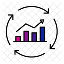 Revenue Income Generation Financial Inflows Icône