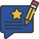 Review Message  Icon