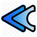 Music Track Rewind Icon