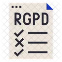 Rgpd Checklist Regulation Icon