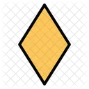 Diamond Rhombus Shape Icon