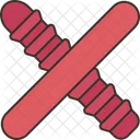 Rhythm Sticks Percussion Icon