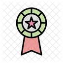 Ribbon Award Badge Icon