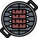 Ribs Grill Barbecue Icon