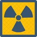 Riesgo Biologico Desintegracion Nuclear Radiactivo Icono