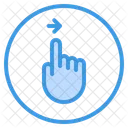 Right Finger Gesture Icon