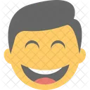 Rindo Garoto Emoji Ícone