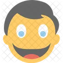 Rindo Garoto Emoji Ícone