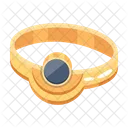 Flat Style Icon Of A Ring Symbol