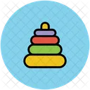 Rings Stacking Game Icon