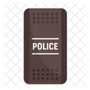 Riot Shield Police Security Icon