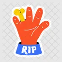 Rip Hand Dead Hand Creepy Hand Symbol