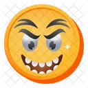 Emoji de risa enojada  Icono