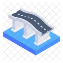 Water Bridge River Bridge Flyover Icon