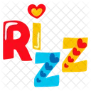 Rizz Text Rizz Love Symbol