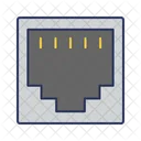 Rj Port Lan Pin Rj アイコン