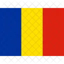 Ro Rumania Banderas Iso Icono