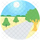 Road Landscape Cityscape Icon