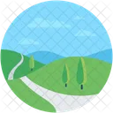 Road Landscape Cityscape Icon