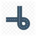 Road Route Path Icon