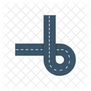 Road Route Path Icon