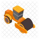 Road Roller Construction Icon