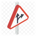 Road Intersection Crossroad Intersection Road Junction Icon