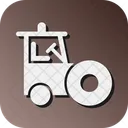 Road Roller Construction Vehicle Icon