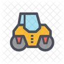 Road Roller Asphalt Roller Soil Compactor Icon