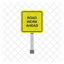 Road Work Ahead Road Work Traffic Sign Icon